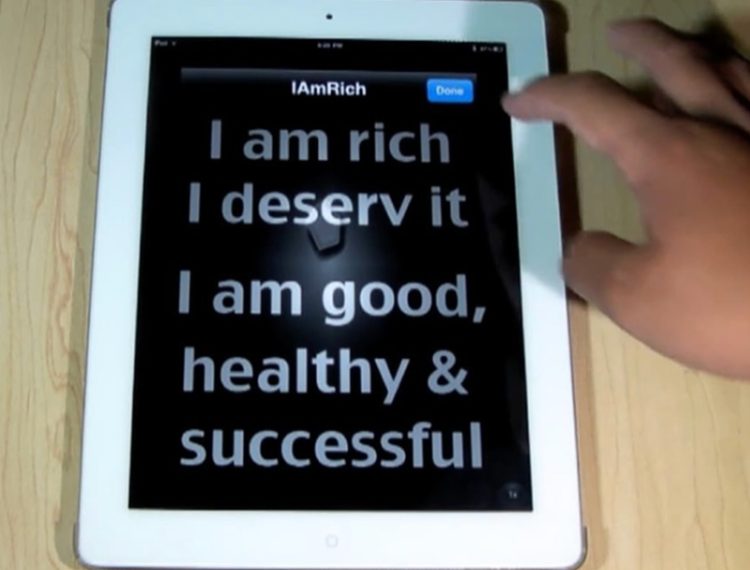 I am rich offriva queste frasi
